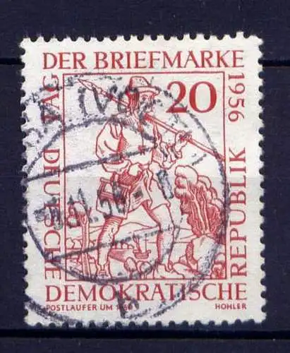 DDR Nr.544                 O  used       (23987)   ( Jahr: 1956 )