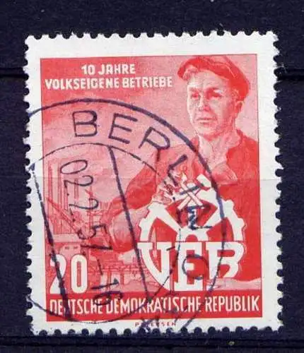 DDR Nr.527                 O  used       (23976)   ( Jahr: 1956 )