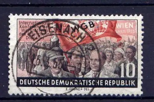 DDR Nr.452                 O  used       (23952)   ( Jahr: 1955 )