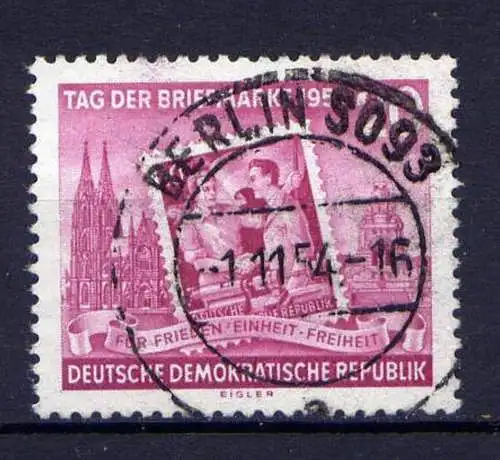 DDR Nr.445 A                 O  used       (23947)   ( Jahr: 1954 )