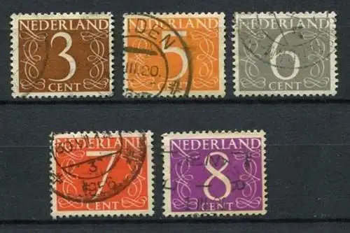 (967) Niederlande Nr.612/4 + 646 + 691      O  gestempelt