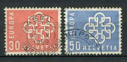 (1786) Schweiz Nr.679/80       O  gestempelt