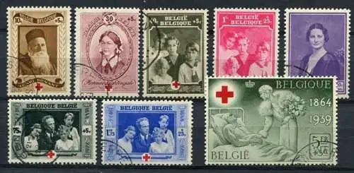Belgien Nr.497/504         O  used         (1395)
