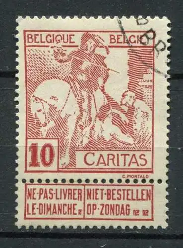 (1350) Belgien Nr.84 I         O  gestempelt
