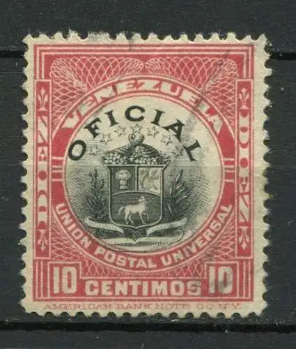 Venezuela Dienst Nr.16            O  used                    (406)