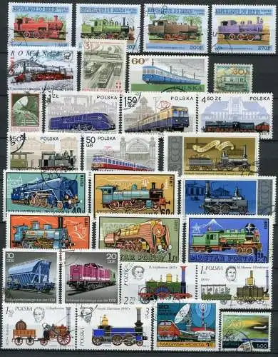 (053) Motiv - Lot / Sammlung Eisenbahn   /  railway