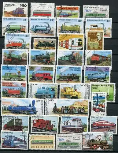 (052) Motiv - Lot / Sammlung Eisenbahn    /  railway