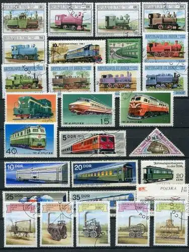 (051) Motiv - Lot / Sammlung Eisenbahn     /  railway