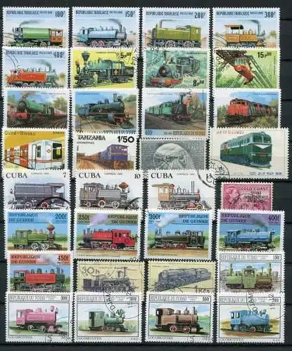 (050) Motiv - Lot / Sammlung Eisenbahn    /  railway