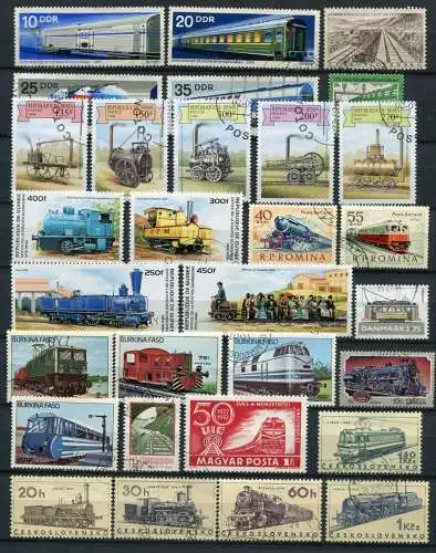 (049) Motiv - Lot / Sammlung Eisenbahn   /  railway