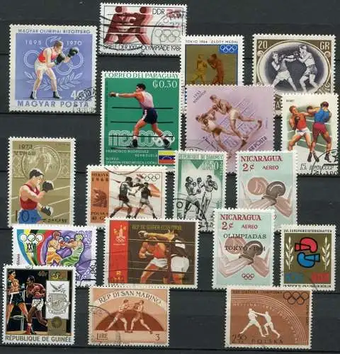 Motiv - Lot / Sammlung Boxen             (017) boxing