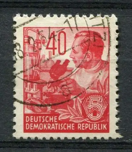DDR Nr.375 XII                  O  used       (23902)   ( Jahr: 1953 )