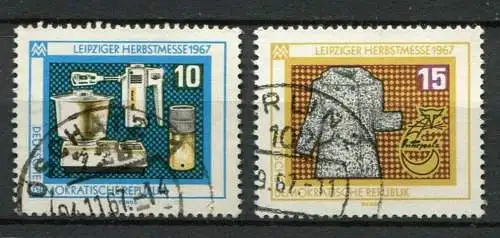 DDR Nr.1306/7                  O  used       (23887)   ( Jahr: 1967 )
