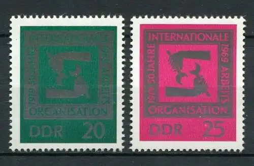DDR Nr.1517/8                 **  MNH       (23858)   ( Jahr: 1969 )