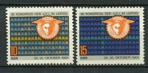 DDR Nr.1515/6                 **  MNH       (23857)   ( Jahr: 1969 )