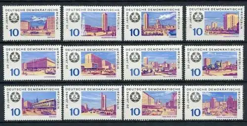 (23853) DDR Nr.1495/1506                 **  postfrisch