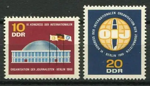 DDR Nr.1212/3                **  MNH       (23777)   ( Jahr: 1966 )