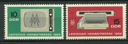 DDR Nr.1204/5                **  MNH       (23773)   ( Jahr: 1966 )