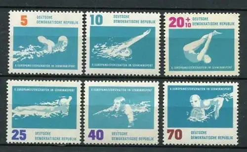 DDR Nr.907/12                  **  MNH       (23688)   ( Jahr: 1962 )