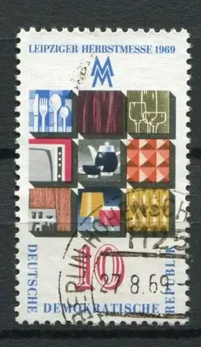 DDR Nr.1494                  O  used       (23638)   ( Jahr: 1969 )