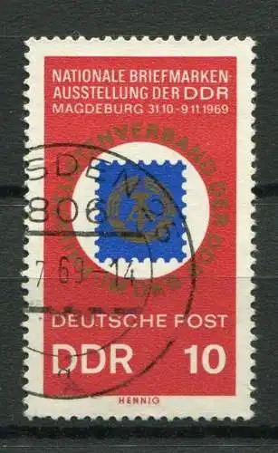 DDR Nr.1477                  O  used       (23635)   ( Jahr: 1969 )