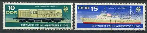 DDR Nr.1349/50                   O  used       (23628)   ( Jahr: 1968 )