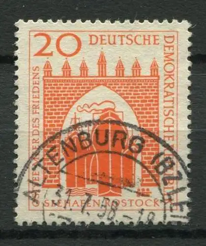 DDR  Nr.634     O  used       (23607) ( Jahr 1958 )