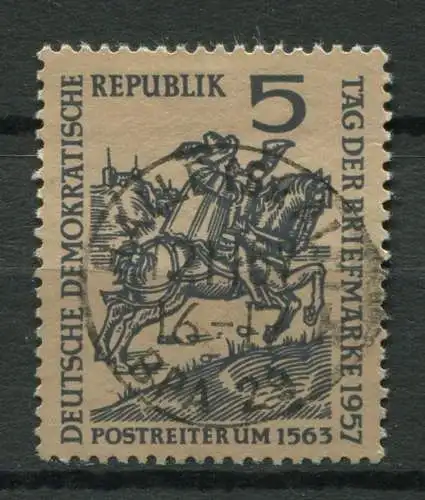 DDR  Nr.600     O  used       (23606) ( Jahr 1957 )