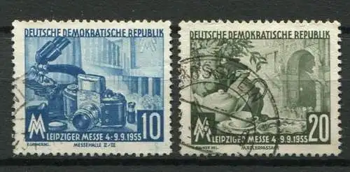DDR  Nr.479/80     O  used       (23603) ( Jahr 1955 )
