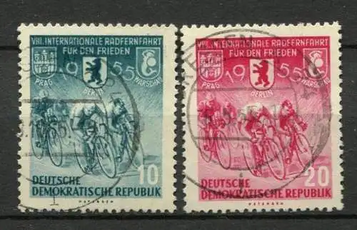 DDR  Nr.470/1     O  used       (23601) ( Jahr 1955 )