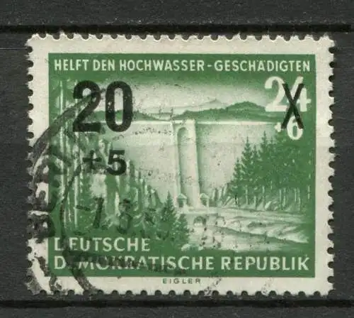 DDR  Nr.449     O  used       (23597) ( Jahr 1955 )