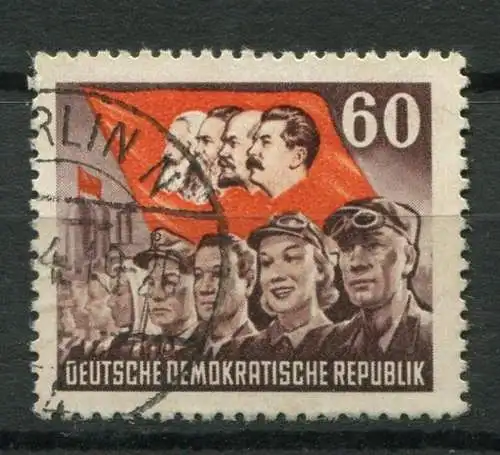 DDR  Nr.352 XI     O  used       (23585) ( Jahr 1953 )