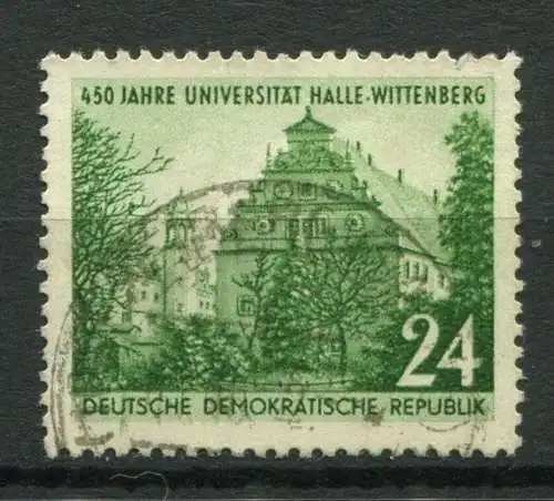 DDR  Nr.318 XI     O  used       (23584) ( Jahr 1952 )
