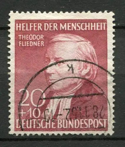 BRD Nr.158        O  used     (11372)  (Jahr:1952)