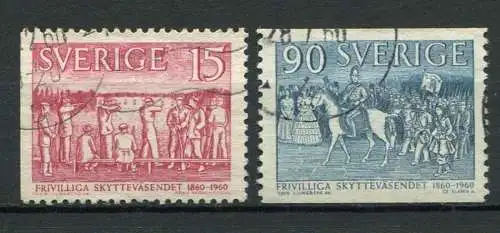 (1507) Schweden Nr.459/60             O  gestempelt