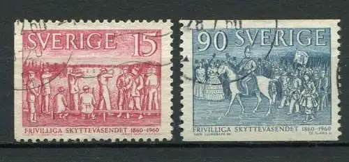 Schweden Nr.459/60             O  used                   (1507)