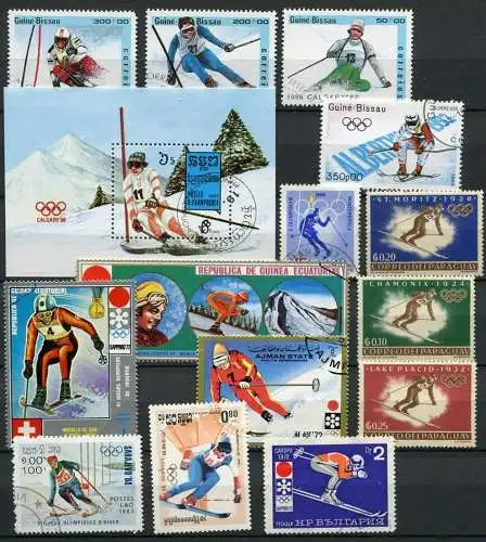 (014) Motiv - Lot / Sammlung Alpine Skisport    / Alpine skiing