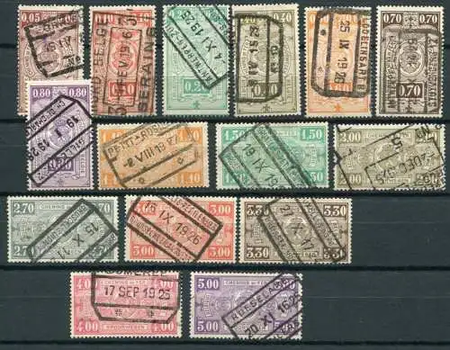 (1329) Belgien Bahnpost ex.Nr.136/55        O  gestempelt