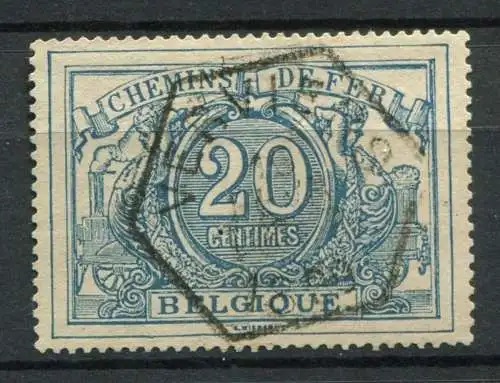 (1321) Belgien Bahnpost Nr.9        O  gestempelt
