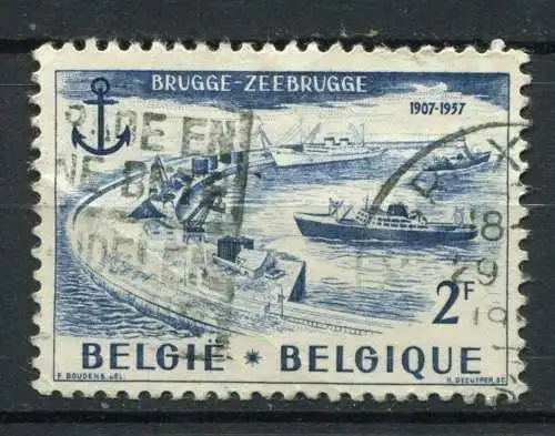 (1294) Belgien Nr.1064        O  gestempelt