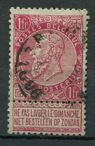 Belgien Nr.58         O  used        (1220)