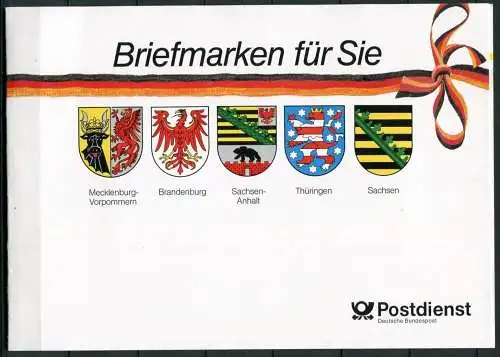 BRD Markenheftchen Briefmarken für Sie Postdienst         **  MNH          (11376)