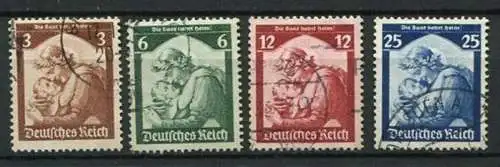 (3821) Deutsches Reich Nr.565/8         O   gestempelt