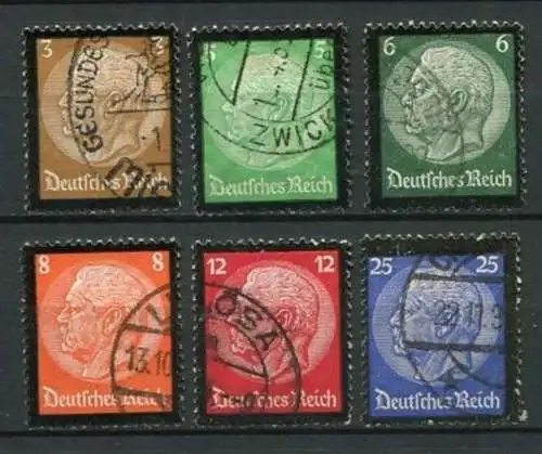 Deutsches Reich Nr.548/53         O       (3818)