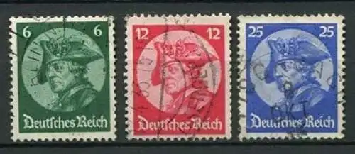 (3817) Deutsches Reich Nr.479/81         O    gestempelt