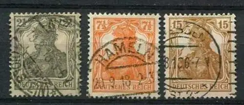 Deutsches Reich Nr.98/100         O       (3797)