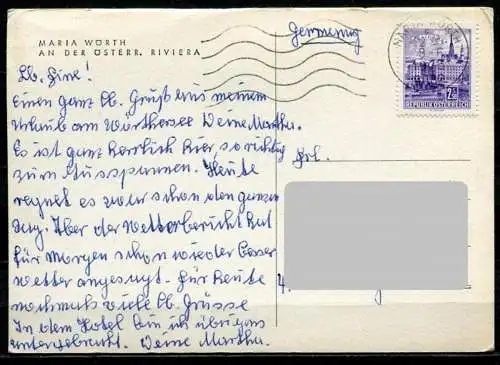 (4664) Maria Wörth - Hotel Ebner - gel. 1973