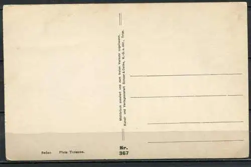 (04649) Sedan  Platz Turenne / Straßenbahn, Tram - n. gel. - Nr. 367 - I. WK 1914-1918