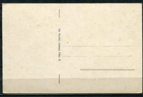 (04640) Vallée de Munster. Traces de la guerre. Breitenbach vers Muhlbach / Tal von Münster - I WK 1914-1918 - n. gel.