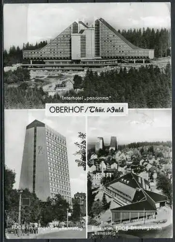 (4632) Oberhof/ thür. Wald - Mehrbildkarte - DDR - gel. 1978